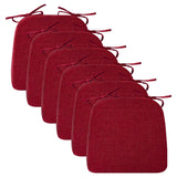 Ruqmuis Chair Cushions for Dining Chairs, 2" Thick Seat Cushions for Kitchen Chairs