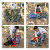 Night Cat Pop-up Camping Tent: 2 Person Tent Waterproof Instant Easy Setup Tunnel Tent