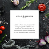 Cole & Mason Oslo Precision Salt & Pepper Grinder Set - Refillable Spice Mills - Salt Mill with Diamond Cut Ceramic Mechanism - Pepper Grinder with Carbon Steel Mechanism