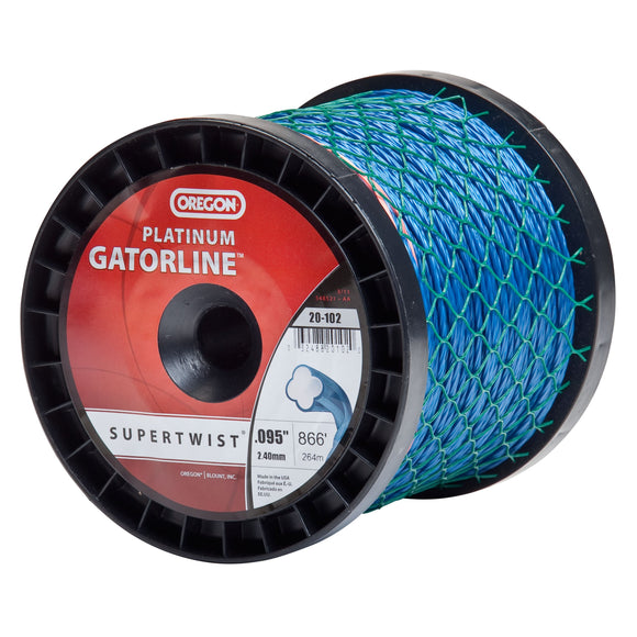 Oregon 20-102 Platinum Gatorline 3-Pound Spool String Trimmer Line 0.095-Inch Gauge,Blue