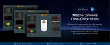 ATTACK SHARK X11 Lightweight Wireless Gaming Mouse with RGB Charging Dock