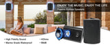 Herdio Passive Outdoor Speakers Wired Waterproof All-Weather Durability 400W Mounted