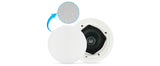 Herdio 5.25” 4PCS Flush Mount Bluetooth Ceiling Speaker System Max Power 600W Great For Humid Indoor