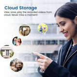 Orbitell Wireless Wi-Fi Video Doorbell Camera with Two Way Audio