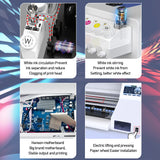 A3 Plus XP600 DTF Printer,Direct to Film,2X-Speed Compared to L1800,5" LED Multi-Function Display