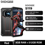 DOOGEE S119 Rugged Phone 1.32" Rear Display 6.72" FHD+IPS 32GB(8+24) 512GB 100MP Camera
