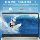 HP 14" Business Laptop,Intel Celeron N4120,4GB RAM, 128GB eMMC,1 Year Office