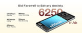 DOOGEE Note 58 Smartphone 6.75" HD+ 90Hz Display IPS Screen Android 16 8GB RAM+128GB ROM
