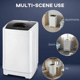Compact Washer, Portable Washing Machine, Full Automatic Washer with 8 Programs
