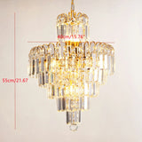Elegant Modern Ceiling Light K9 Crystal Chandelier Pendant Lighting Fixture Lamp