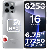 DOOGEE Note 58 Smartphone 6.75" HD+ 90Hz Display IPS Screen Android 16 8GB RAM+128GB ROM