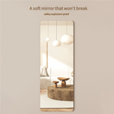 Full Body Self Adhesive Wall Home Fitting Mirror Bedroom Mirror