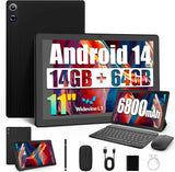A7L 10.1 Inch Android14 Tablet 14GB RAM 64GB ROM Octa-Core Processor HD IPS WiFi Protective Case Pen Keyboard