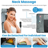 Full Body Vibration Massage Mat with Neck & Foot Massager