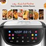 8.5QT Air Fryer, View Window, Multifunctional Large Family Size Capacity