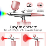 1 Whole Set Airbrush Spray Gun with Tube, Mini Air Pump Set, Airbrush Spray Gun for Nail Art,