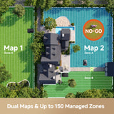MOVA LiDAX Ultra 1000 Robot Lawn Mower Wire Free with Garage for 1/4 Acre, RTK-Free+360° 3D LiDAR+AI Vision Mapping, Zero-Edge Cutting, Cutting Height 1.2"-3.9", 45% Slope, 150 Managed Zones Dual Maps