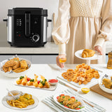 2.5L 1500W Electric Deep Fryer (US Plug) Large Capacity Countertop Home Fryer