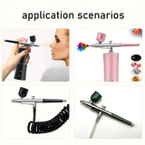 1 Whole Set Airbrush Spray Gun with Tube, Mini Air Pump Set, Airbrush Spray Gun for Nail Art,
