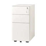 GALAXHERO 3-Drawer File Cabinet Vertical Filing Cabinet Slim Storage for Legal Letter