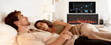 60 Inch Wide Recessed & Wall Mounted Electric Fireplace Heater for 750W