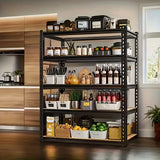 72 Inch Heavy-duty Metal Storage Rack, With A Load-bearing Capacity Of 2000 Pounds