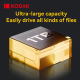 Kodak P190 5Gbps Portable External Hard Drive 500GB 1T USB3.0 Lightweight