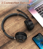 Wireless Headset, Bluetooth Headset with Noise Cancelling Microphone & USB Dongle for PC/Computer/Laptop/Cell Phones Soothielec