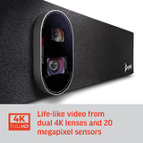 Video Bar for Large Conference Rooms Poly (Plantronics + Polycom) - Premium 4K Audio & Video Conferencing Solution Plantronics