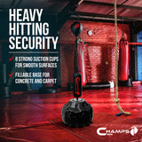 Cobra Reflex Bag - Advanced Reflex Punching Bag for Adults - Ultra-Fast Bounceback to Increase Speed, Reflexes, and Stamina - Adjustable-Height Boxing Bag with Stand and Secure Suction Cups