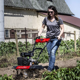Earthquake 20015 Versa 2-in-1 Tiller Cultivator with a 99cc 4-Cycle Viper Engine, 2-in-1 Front Tine Tiller and Cultivator