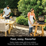 7-in-1 Outdoor Electric Grill & Smoker - Grill, BBQ, Air Fry, Bake, Roast, Dehydrate & Broil Ninja