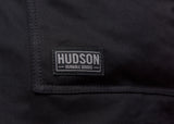 Hudson Durable Goods Professional Grade Chef Apron for Kitchen, BBQ, and Grill - 100% Cotton, Adjustable Crossback Apron for Men and Women with Large Pockets for Tools - Black