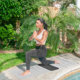 ProsourceFit Extra Thick Yoga Knee Pad and Elbow Cushion 15mm (5/8”) Fits Standard Mats for Pain Free Joints in Yoga, Pilates, Floor Workouts ProsourceFit