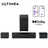 ULTIMEA Poseidon M4T Soundbar 5.1ch w/ Dolby Atmos Wireless Subwoofer