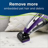 Pet Hair Eraser Lithium Ion Cordless Hand Vacuum, Purple Bissell