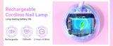 Gooseneck UV LED Nail Lamp USB Cordless Flash Cure 39mW/cm² 4 Timer Auto Sensor Fast Curing
