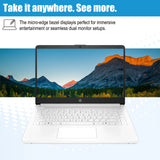 HP 14" Laptop, Intel Celeron N4500, Up to 16G RAM, Up to 320GB Storage(64GB eMMC onboard