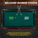 Barrington Billiards 7.5' ft Springdale Pool Table with Billiard Ball and Cue Stick Set