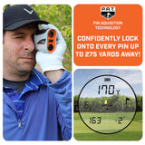 IZZO Golf Swami Laser Rangefinder with Slope, Pin Lock & Club Suggestion, 800 Yards Range, Soft Shell Carry Case