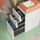 GALAXHERO 3-Drawer File Cabinet Vertical Filing Cabinet Slim Storage for Legal Letter