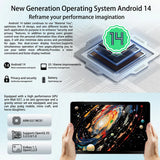 AEEZO 11 Inch Android 14 Tablet Octa-Core 12GB RAM