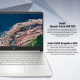 HP 14" Business Laptop,Intel Celeron N4120,4GB RAM, 128GB eMMC,1 Year Office
