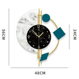 Nordic Wall Clock Watch Creative Living Room Silent Luxury Home Decor