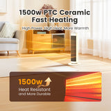 AIRMATE 25" Space Heater for Indoor Use Large Room with Thermostat