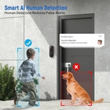 Orbitell Wireless Wi-Fi Video Doorbell Camera with Two Way Audio