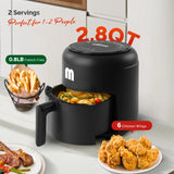 2.8QT Digital Air Fryer, Space-Saving Mini Personal Air Fryers