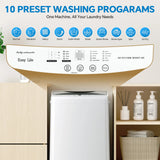 Portable washing machine, 7.7 pounds, fully automatic compact