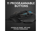 Logitech G502 HERO High Performance Wired Gaming Mouse, HERO 25K Sensor