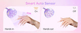 Gooseneck UV LED Nail Lamp USB Cordless Flash Cure 39mW/cm² 4 Timer Auto Sensor Fast Curing